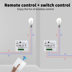 SIXWGH WiFi Smart Switch Module Étanche Alexa Google Home Commande Vocale <span class=keywords><strong>Siri</strong></span> Aucun Hub Nécessaire Compatible SmartThings/Apple - Product Image 6