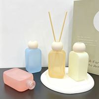 Bouteille en verre vide de 100 ml pour diffuseur d'arômes d'huiles essentielles avec bâtonnets diffuseurs