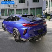 Kit de Carrocería YICKU X6 para BMW X6M X6 2020-2022, Estilo Aulena Designus, Kit de Carrocería de Fibra de Carbono Seca, Alerón Delantero, Difusor Trasero