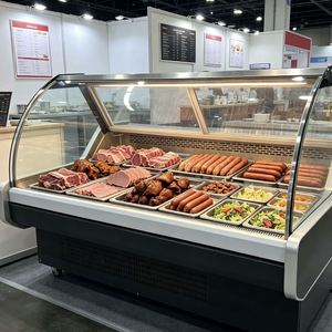 Vitrine réfrigérée directe pour boucherie et charcuterie, couleur personnalisable, directement de l'usine, pour la vente en gros mondiale - Product Image 1