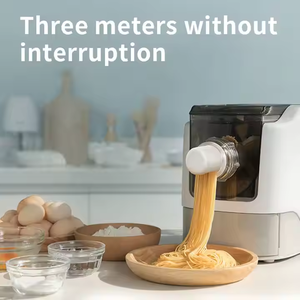 Petite machine à pâtes domestique électrique automatique Machine à nouilles macaroni moteur 220V Moulin à farine fraîche Pâtes nouilles macaroni - Product Image 6