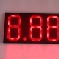 Fabricants d'étiquettes personnalisées, avec écran numérique LED étanche pour l'extérieur, Station service, prix d'huile, panneau