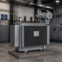 Transformateur triphasé entièrement scellé S22-M immergé dans l'huile avec enroulement en cuivre sans oxygène pour les systèmes électriques industriels