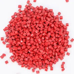 Red Series ASA/ABS/PE/PS/PA/PC High Quality Plastic Pigment Granule Masterbatch for Extruded