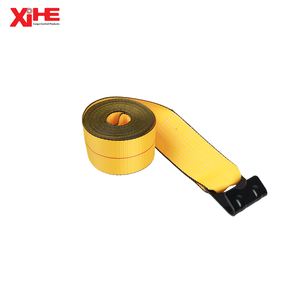 Nhiệm Vụ Nặng Nề <span class=keywords><strong>20000lbs</strong></span> 4Inch Polyester Hàng Hóa Lashing Tời Dây Đeo Với Móc Phẳng Hàng Hóa Kéo Kéo Dây Đeo Cho Hậu Cần Giao Thông Vận Tải - Product Image 4