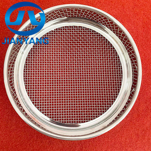 Tamices de Prueba de Acero Inoxidable de Precisión, Malla 200, 5 cm de Altura, 20 cm de Diámetro, para Análisis de Partículas - Product Image 1
