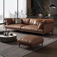 Canapé en bois massif anti-griffures pour chat, style italien, pour salon, appartement grand ou petit, moderne et simple, trois places, rangée droite, amovible et lavable