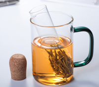 Nouvelle fuite de thé Creative Tea Infuser Tube Passoire à thé en verre