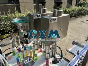 Máquina Automática para Tapar y Etiquetar Botellas de Vidrio Tipo Aviador Chubby Gorilla, Motor de Engranajes, Tamaños de 10ml-120ml, para Agua Pura y Productos Químicos - Product Image 3