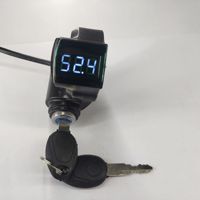 Vente en gros de pièces de moto Serrure universelle de moto 24V /36V/ 48V / 60V / 72V Serrure électrique d'accélérateur pour scooter avec clé