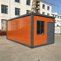 Maison conteneur préfabriquée moderne à énergie solaire de 20 à 40 pieds, écologique pour l'hébergement des travailleurs, à faible coût, directement de l'usine