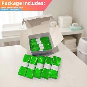 Bolsas de repuesto ecológicas para contenedores de pañales, duraderas, sin cartucho, antiolor, para uso doméstico. - Product Image 1