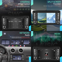 Hikity 7 "2 + 64GB/4 + 64GB pour Audi A3/S3/RS3 2003-2012 Android autoradio stéréo sans fil Carplay/Android Auto/32EQ DSP/GPS