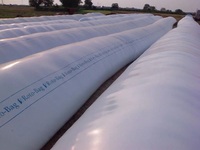 Sacs de silo à ensilage sur mesure de 8, 9, 10 et 12 pieds de diamètre, sacs en plastique agricoles à 5 couches pour le stockage de l'ensilage de maïs