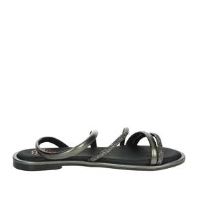Sandalias Planas para Mujer Porronet 7010, Diseño con Tiras, Color Antracita - Product Image 4