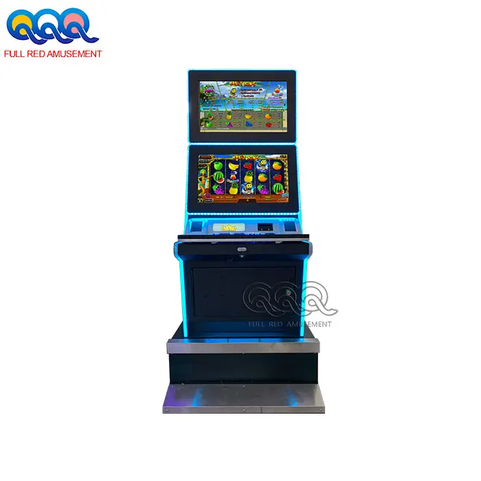 Fruit King Dual Screen Touch Screen Gambling Video Slot Game Machine Game Board For Sale