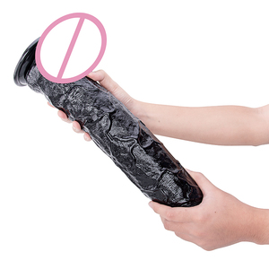 Enorme Zwarte Dildo Vrouwelijke Bulk Groothandelsprijs China Pvc <span class=keywords><strong>Sex</strong></span> Vrouwen Dildo 'S - Product Image 1