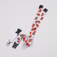 CH Wholesale Sublimation Printing Polyester Lanyards With Logo Custom Certification Keychain OEM ODM ECO Promotion Event Gifts