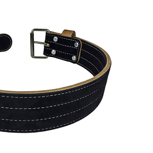 Cinturón de Levantamiento de Pesas Profesional GAF Ajustable, Ligero, Transpirable, de Cuero Vacuno, Resistente, Antideslizante, con Cierre de Hebilla - Product Image 4