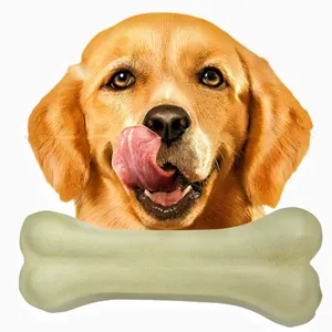 Grosir persediaan makanan hewan peliharaan Label pribadi gigi hewan peliharaan tulang kunyah anjing merawat anjing kunyah keras tahan lama alami - Product Image 1