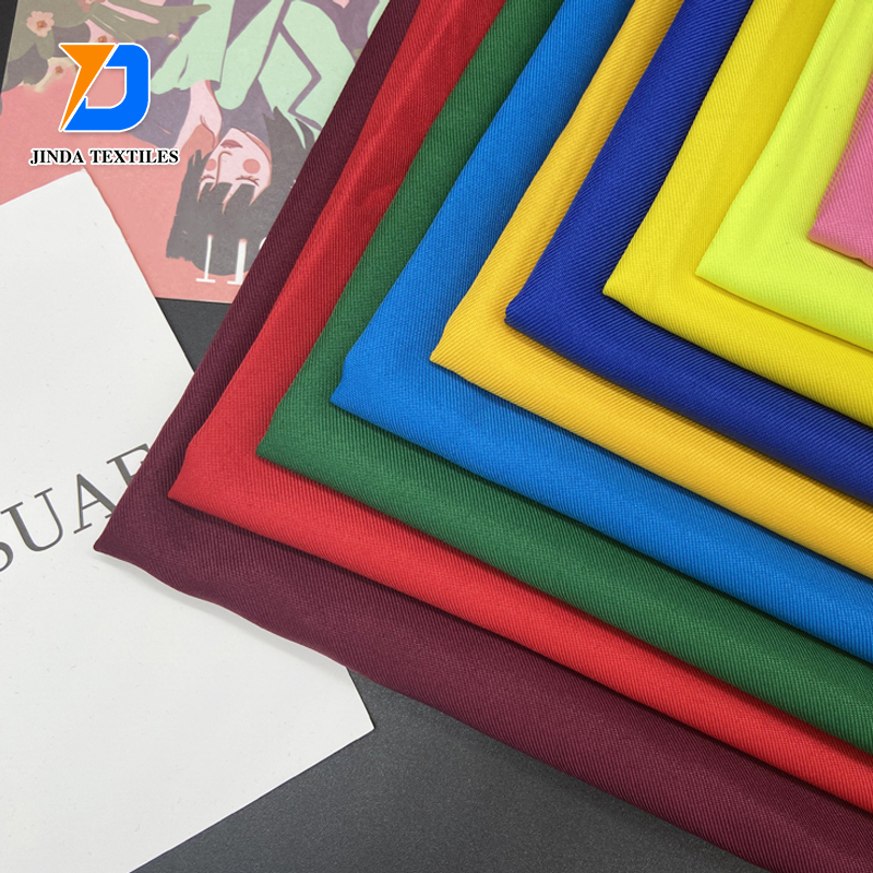 Jinda PC 90/10 кардный поплин, матовая белая и окрашенная ткань для карманной ткани 100 г/м2