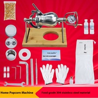 Cuisinière à pression en acier inoxydable 304 épaissi en forme de gourde, nouvelle machine à popcorn à l'ancienne pour la transformation des aliments chauds