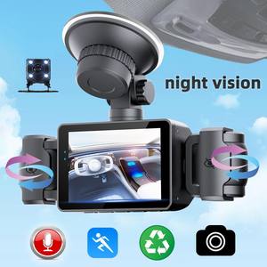 Directo de fábrica Venta caliente <span class=keywords><strong>Titok</strong></span> Pantalla IPS de 3 pulgadas 1080p Vehículo de cuatro canales DVR Dash Cam Video Recorder Night Black Car Black Box - Product Image 4