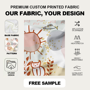 Rollo de Tela Mezcla de Algodón y Spandex de Alta Calidad, 95% Algodón, 5% Spandex, para Pedidos al por Mayor - Product Image 2