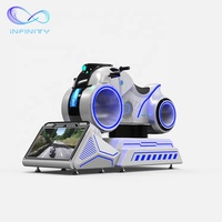 Réalité virtuelle 9D moto course jeu de conduite simulateur Vr course mouvement simulateur moteur voiture pour Vr investissement commercial
