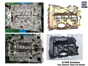 Couverture supérieure de moteur en plastique ABS PP moulée par injection OEM ODM, outillage multi-cavités de haute précision, équipement industriel <span class=keywords><strong>Z</strong></span>-TOP <span class=keywords><strong>JZ</strong></span> - Product Image 5