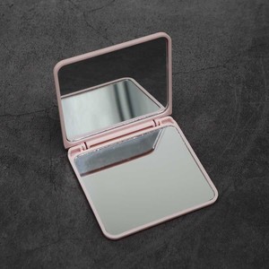 Promotional Mirrors Small Mini Mirror Makeup Gift Compact Size Square Shape Clamshell Mirror