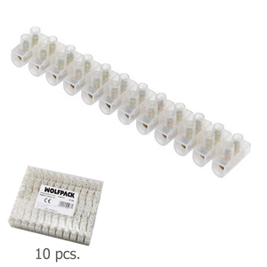 Morsettiera 6A - 6mm. Confezione da 10 pezzi. - Product Image 1