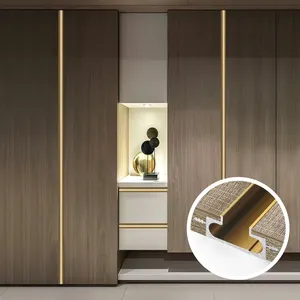 Современный простой стиль ручки шкафа черный кухонный Золотой Минималистский кухонный шкаф аксессуары оборудование