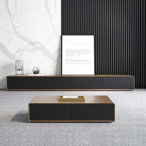 2021 Neues Design Luxus Modern Home Entertain ment Wand einheit Meuble TV-Ständer TV-Schrank für Wohnzimmer