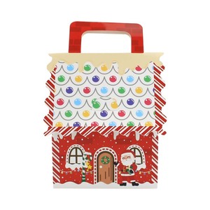 Scatola regalo di carta Kraft scatola regalo scatola di carta natalizia con scatola di natale per biscotti di forma natalizia - Product Image 2
