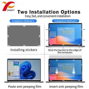 17-21.5 inci pelindung dengan gesper untuk semua seri laptop filter privasi