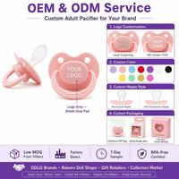 Jouet Tetine Abdl Adulte Silicone Qualite Alimentaire Sans BPA Personnalisable 11 Couleurs Grande Taille Design Europeen America