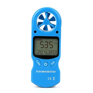 Digitale Anemometer 0-30 M/s Wind Meter -10 ~ 50C Temperatuur Tester Anemometro Met Lcd Backlight Display