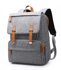 Custom Multifunction Travel Mummy Tote&Back Nylon Fabric Baby Diaper Backpack Bags For Mother&Dad