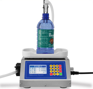 Semi-automatic Filling Weighing Machine for Bottles Containers Beverage <b>Wine</b> and Shampoo Packaging - Product Image 1