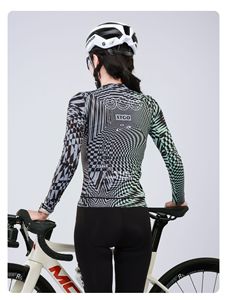 <span class=keywords><strong>Veste</strong></span> de cyclisme pour femmes, conçue par ODM, légère, respirante, en polaire <span class=keywords><strong>thermique</strong></span>, manches longues, tenue de cyclisme, équipement de cyclisme sur route, écologique - Product Image 6