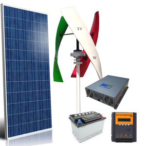 Sistema Inteligente de Energía Renovable Híbrido de Eje Vertical, Combina Energía Solar y Eólica para Generación de Energía 24/7 WON-WT-VH2000w Off - Product Image 1