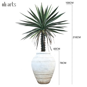 Plastico Realista Bonsai <span class=keywords><strong>Cana</strong></span> Agave Arvores Intérieur Maison Bureau Décoration Artificielle Yucca Planta Em Vaso - Product Image 6