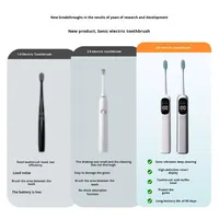 Nuevo Diseño de Cepillo de Dientes Eléctrico Sónico, Resistente al Agua IPX7, 38000-46000 Vibraciones, para Adultos, Suave, Totalmente Automático, Carga Magnética Inteligente