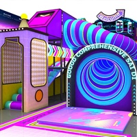Aire de jeux intérieure pour enfants TianYi, nouvelle conception personnalisée avec toboggan, jeu de balles interactif, installation complète