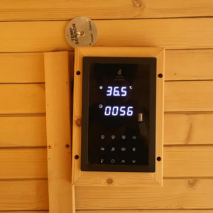 Sauna de Vapor Interior de Madera Sólida de Cedro Rojo Ecológica y de Calentamiento Rápido, para 1-2 Personas, Alivio del Dolor, Purificación Corporal, 3 Años de Garantía - Product Image 5
