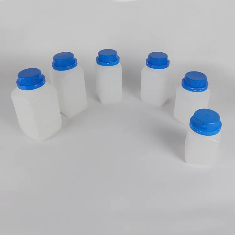 Hdpeプラスチックボトル550ml広口試薬実験用ボトル
