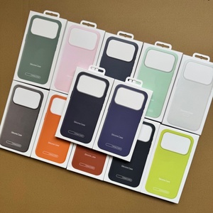 <span class=keywords><strong>Custodia</strong></span> in silicone <span class=keywords><strong>originale</strong></span> di fabbrica, bestseller, con ricarica magnetica, morbida e antiurto per <span class=keywords><strong>iPhone</strong></span> 17 16 15 14 Pro Max - Product Image 1