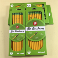 Nouveau Design Produits 30 Pcs Haute Qualité Crayons Ensemble Écriture Papeterie pour L'école HB Bois Standard Crayon