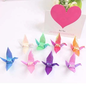 2020 Wholesale Elegant Origami Pearl Paper Cranes Love Style Wedding Invitation Cards with Original Paper Crafts